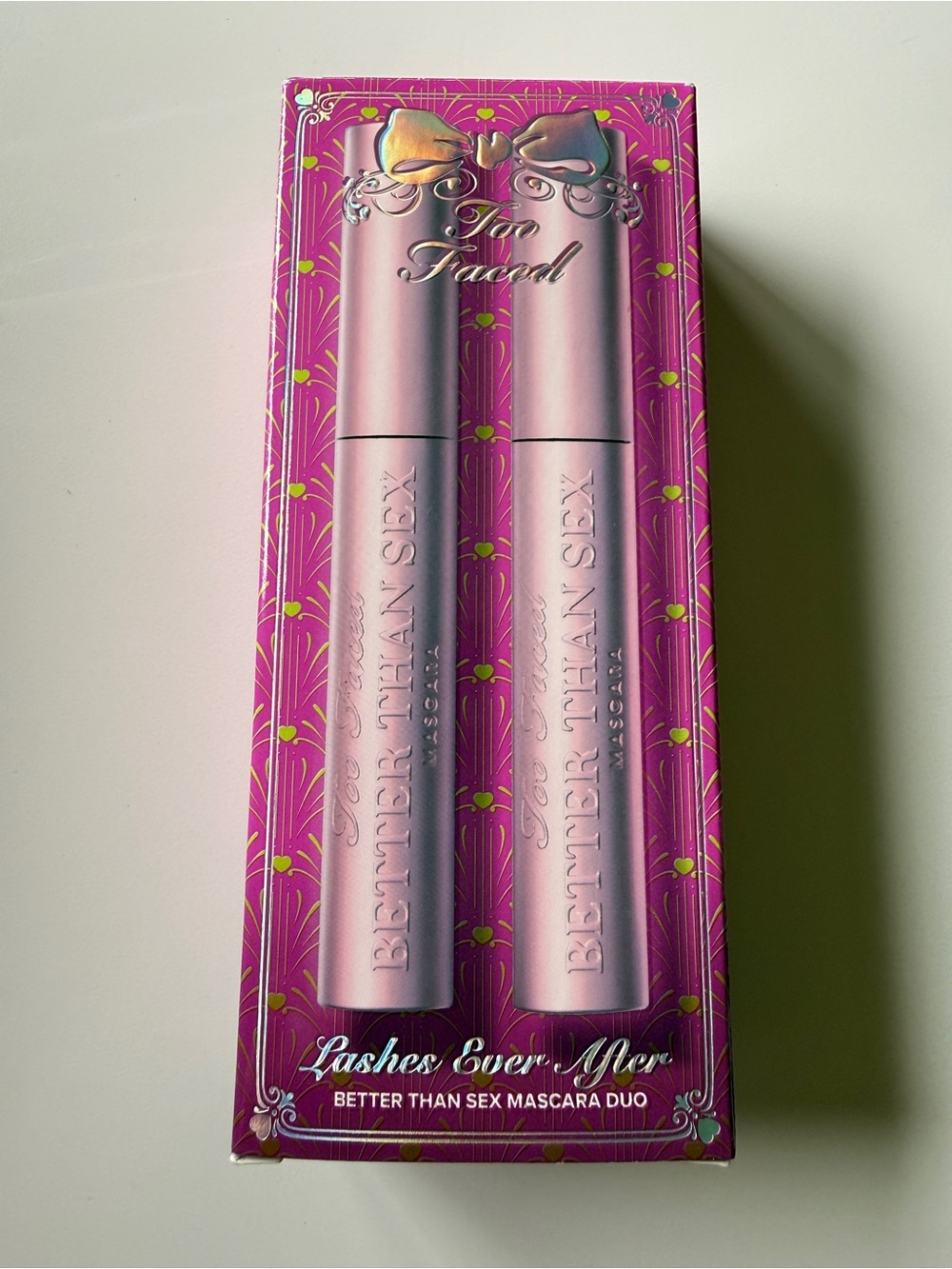 Too Faced Better Than Sex Mascara Duo - Metallic Pink Tubes
